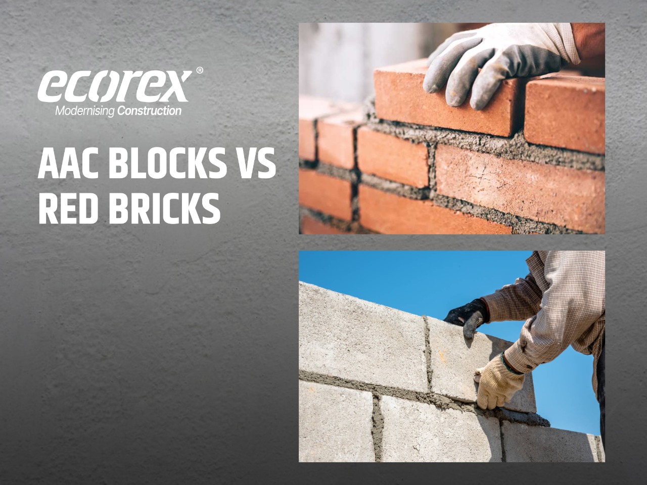aac blocks vs red bricks side by side comparison ecorex